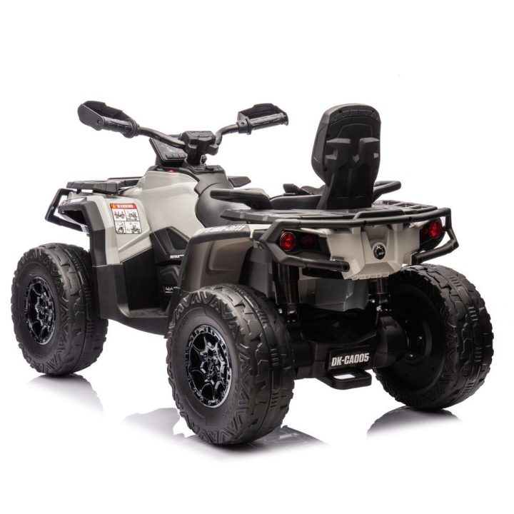 Pilkas akumuliatorinis keturratis Can Am Outlander 4x4 DK-CA005