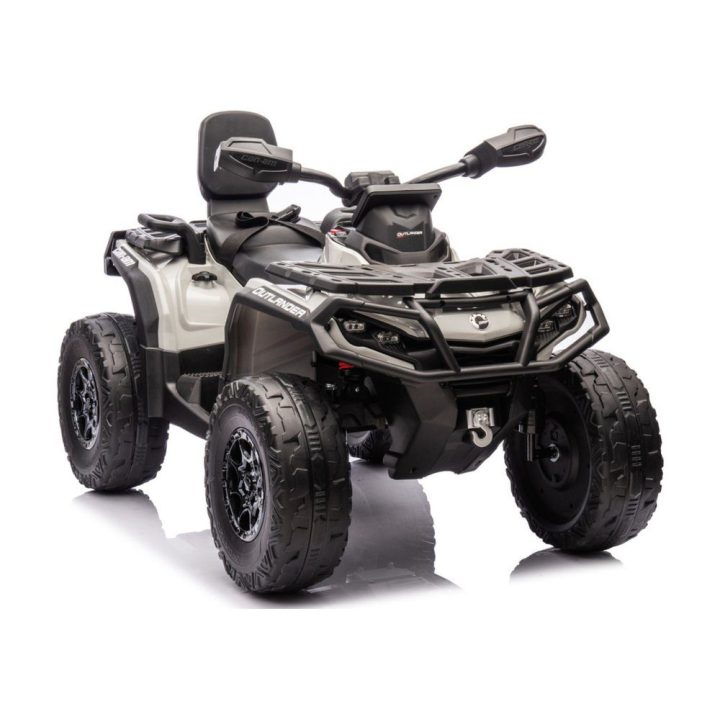 Pilkas akumuliatorinis keturratis Can Am Outlander 4x4 DK-CA005