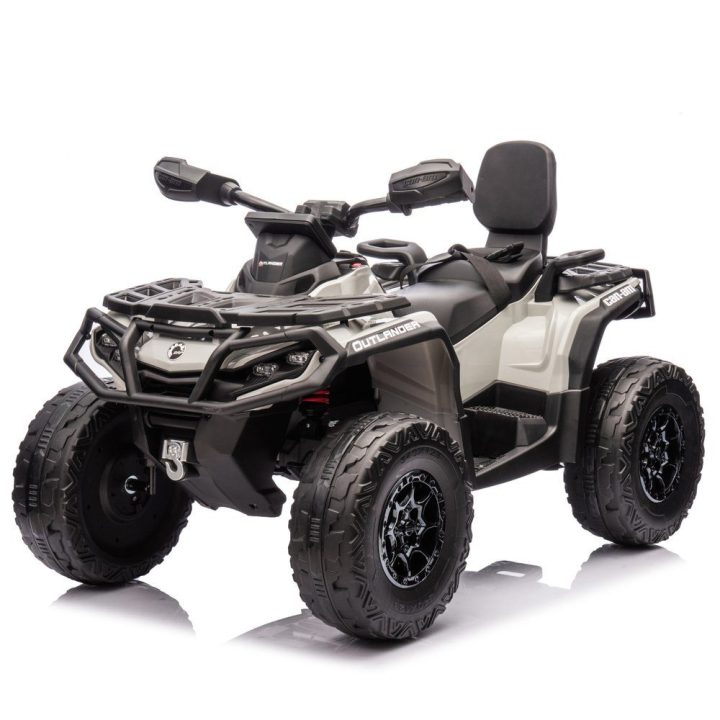 Pilkas akumuliatorinis keturratis Can Am Outlander 4x4 DK-CA005