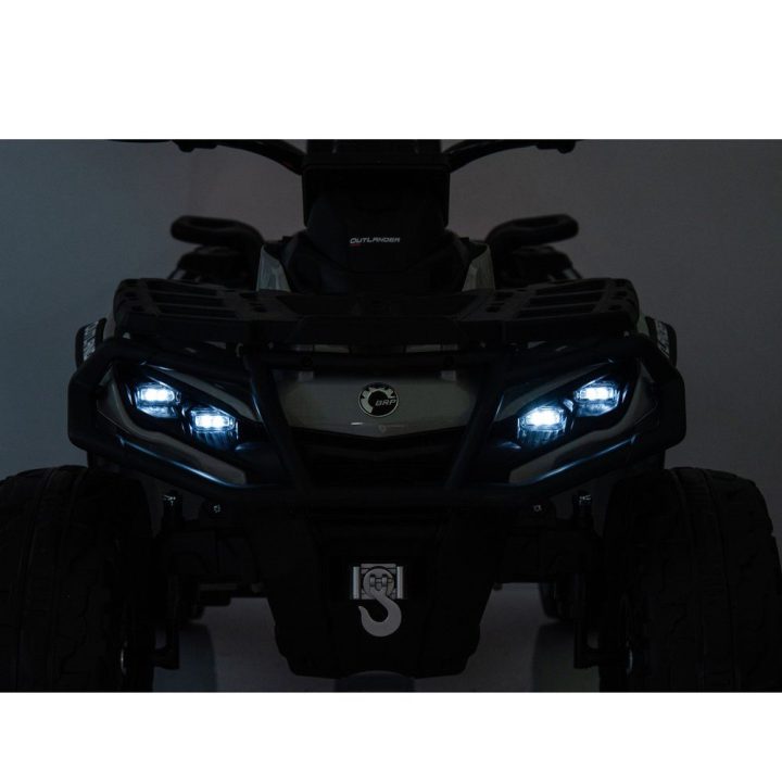 Pilkas akumuliatorinis keturratis Can Am Outlander 4x4 DK-CA005