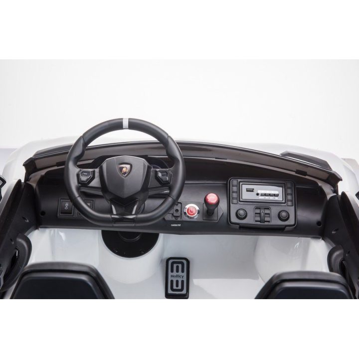 Geltonas akumuliatorinis Lamborghini Aventador SX2028 automobilis