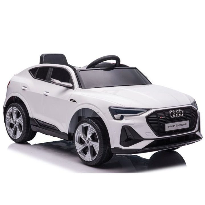 Baltas akumuliatorinis automobilis Audi E-Tron QLS-6688