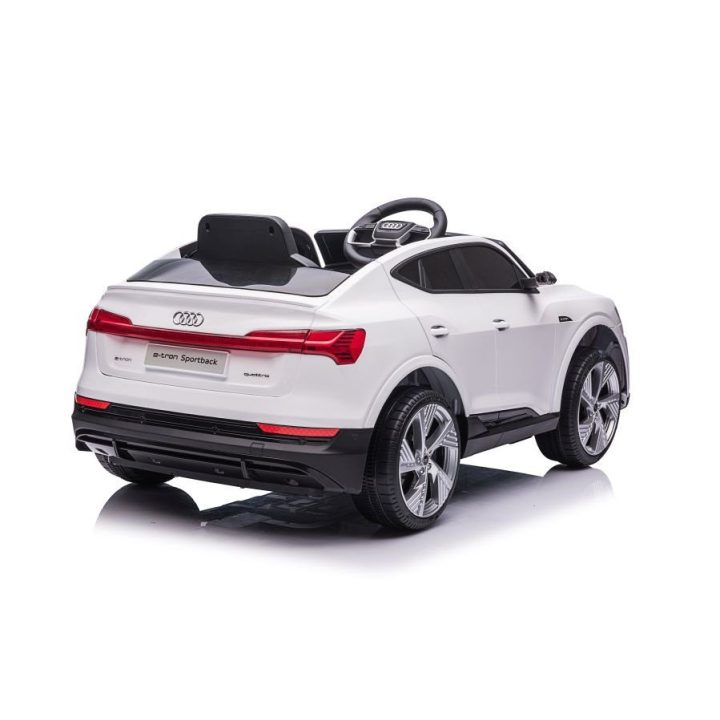 Baltas akumuliatorinis automobilis Audi E-Tron QLS-6688