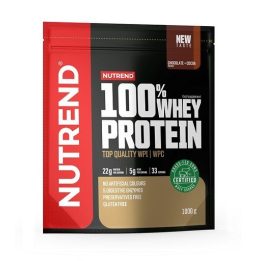 Išrūgų baltymų milteliai Nutrend 100% Whey Protein 1000 g, šokolado ir kokoso skonio