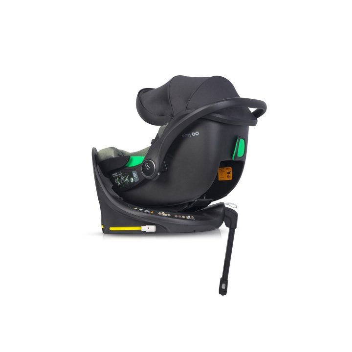 Pasukama automobilinė kėdutė EasyGo BUZ PRO i-Size 40–87 cm, žalia