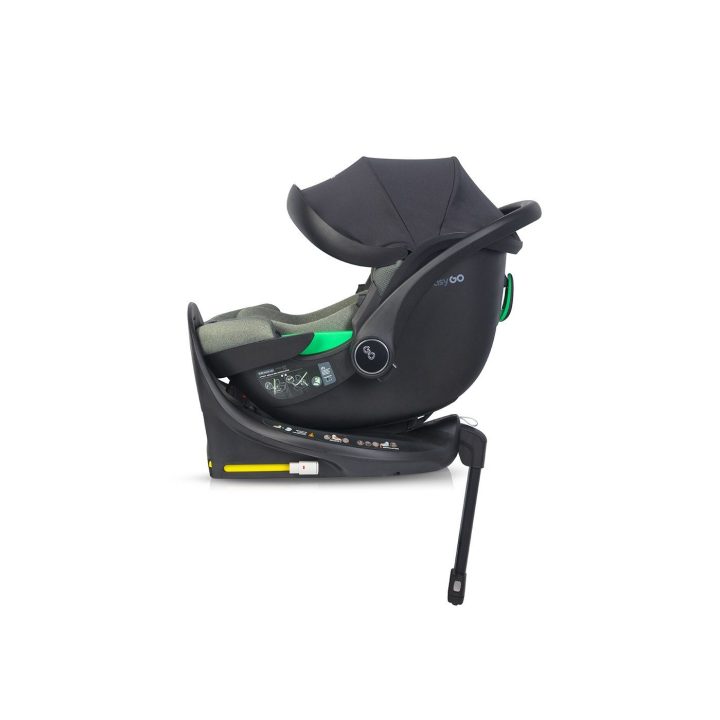 Pasukama automobilinė kėdutė EasyGo BUZ PRO i-Size 40–87 cm, žalia
