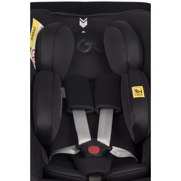 Pasukama automobilinė kėdutė EasyGo BUZ XTD PRO, juoda, 40–87 cm