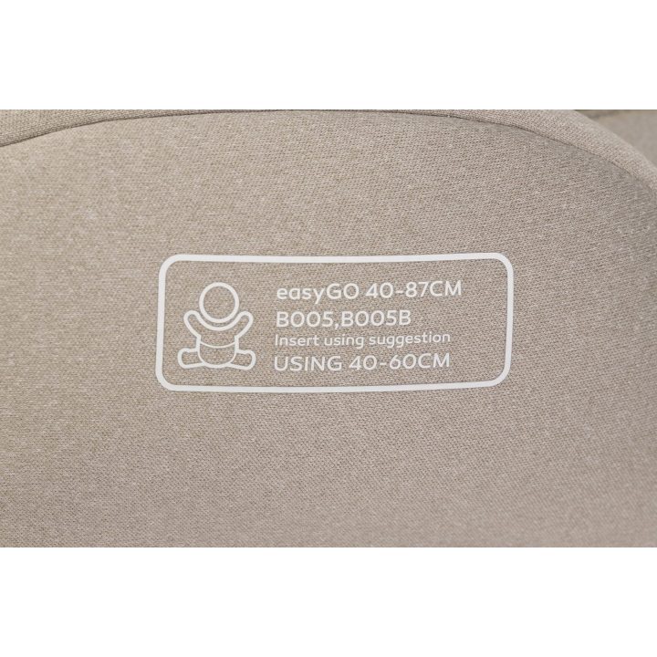 Automobilinė kėdutė EasyGo BUZ XTD PRO, taupe, 40–87 cm