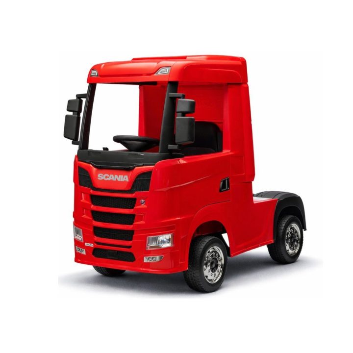 Raudonas akumuliatorinis automobilis Scania 500R HL698 4x4