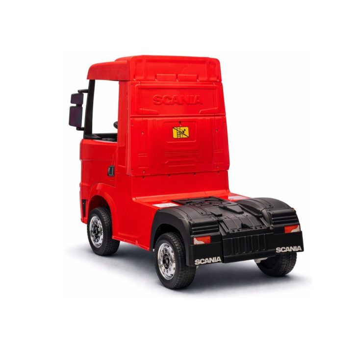 Raudonas akumuliatorinis automobilis Scania 500R HL698 4x4