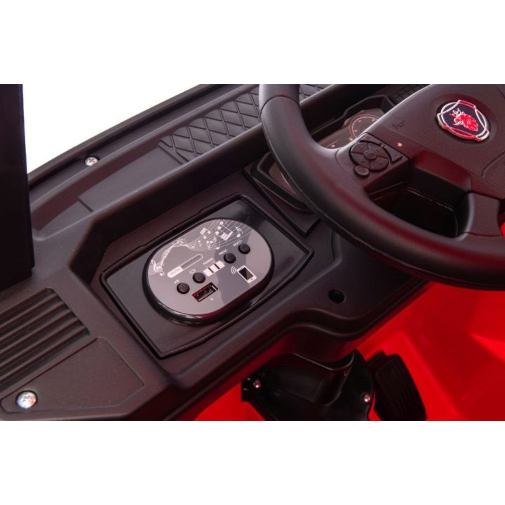 Raudonas akumuliatorinis automobilis Scania 500R HL698 4x4