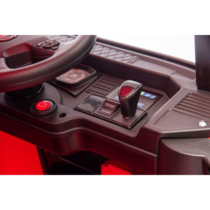 Raudonas akumuliatorinis automobilis Scania 500R HL698 4x4