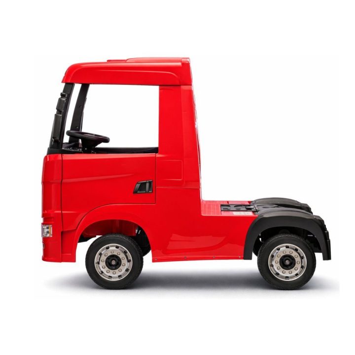 Raudonas akumuliatorinis automobilis Scania 500R HL698 4x4