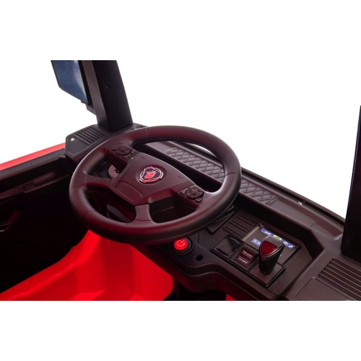 Raudonas akumuliatorinis automobilis Scania 500R HL698 4x4