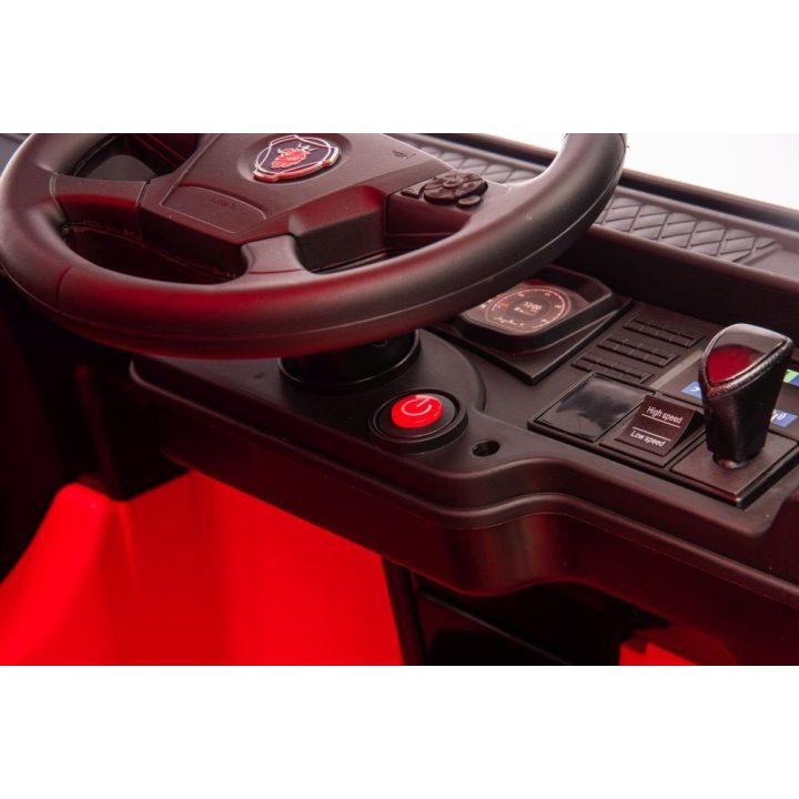 Raudonas akumuliatorinis automobilis Scania 500R HL698 4x4