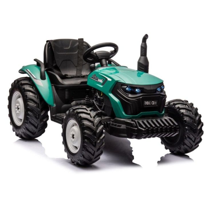 Žalias akumuliatorinis traktorius HC-306 24 V