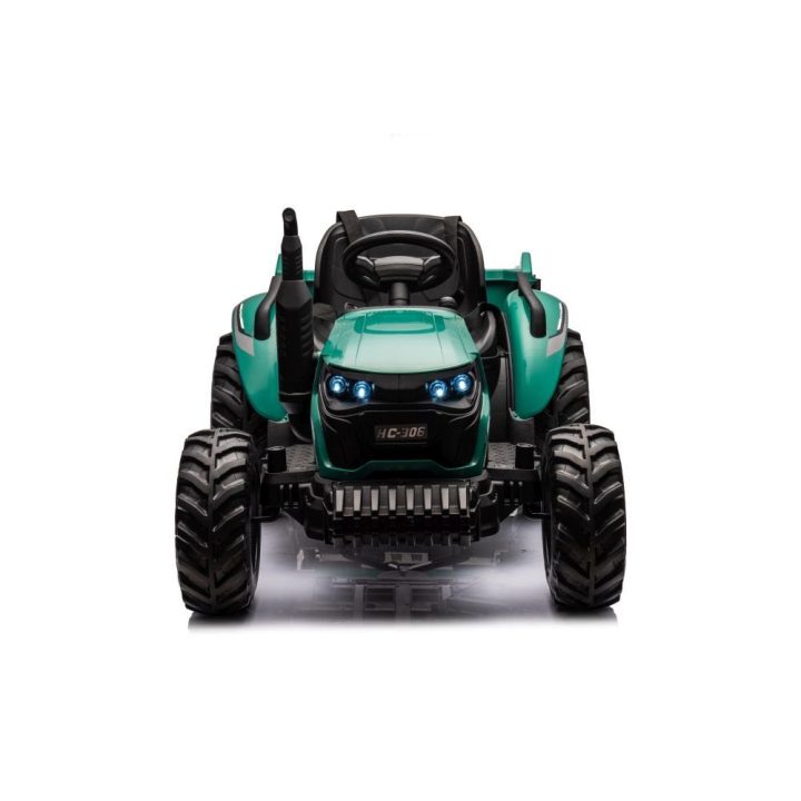 Žalias akumuliatorinis traktorius HC-306 24 V