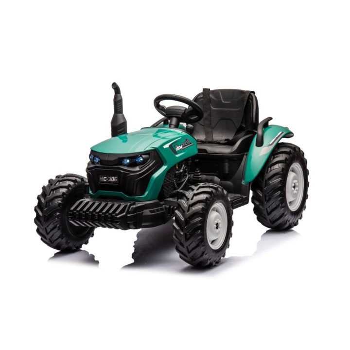 Žalias akumuliatorinis traktorius HC-306 24 V