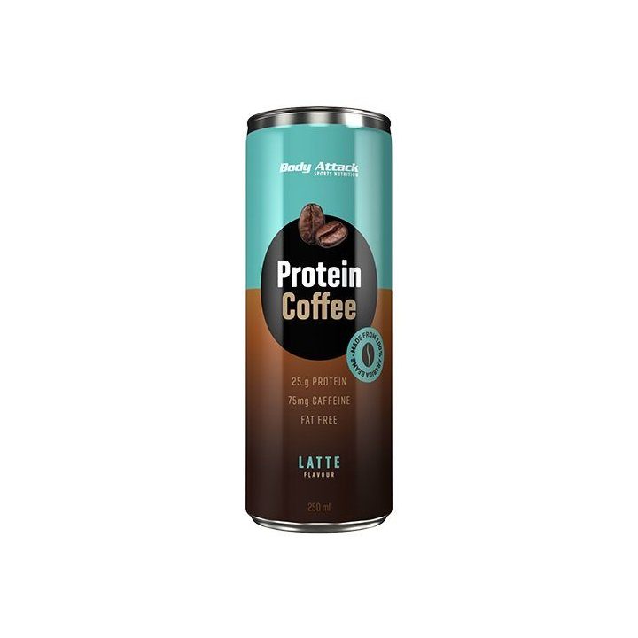 Baltyminė kava Body Attack Protein Coffee Latte 12 × 250 ml