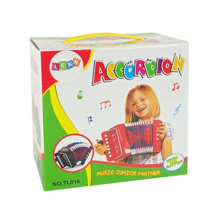 Mėlynas vaikiškas akordeonas Lean Toys