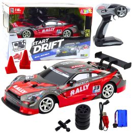 Raudonas RC drift automobilis 1:16, iki 30 km/h