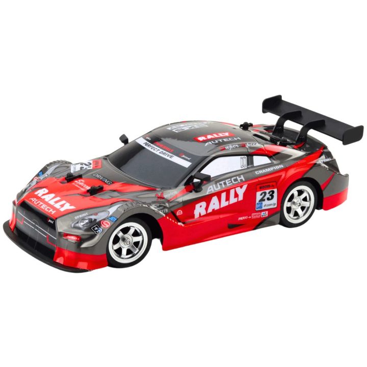 Raudonas RC drift automobilis 1:16, iki 30 km/h