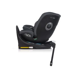 Automobilinė kėdutė 40–150 cm su pasukama baze EasyGo BUZ XTD PRO ir BUZ PRO BODY, granito