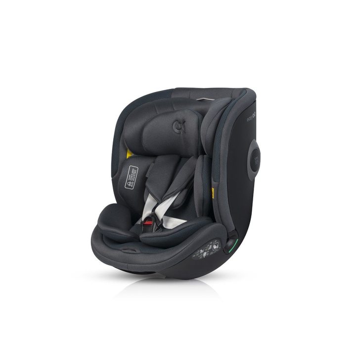 Automobilinė kėdutė 40–150 cm su pasukama baze EasyGo BUZ XTD PRO ir BUZ PRO BODY, granito