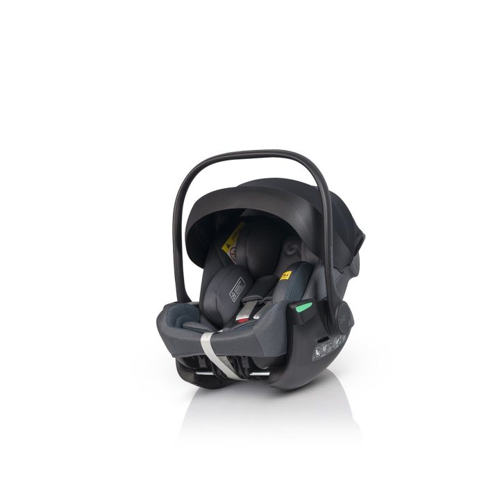 Automobilinė kėdutė 40–150 cm su pasukama baze EasyGo BUZ XTD PRO ir BUZ PRO BODY, granito