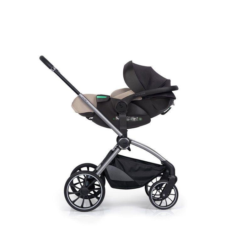 EASY GO 2 viename automobilinių kėdučių rinkinys BUZ XTD PRO ir BUZ PRO BODY, taupe