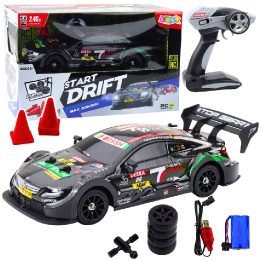 Juodas RC drift automobilis 1:16, 30 km/h