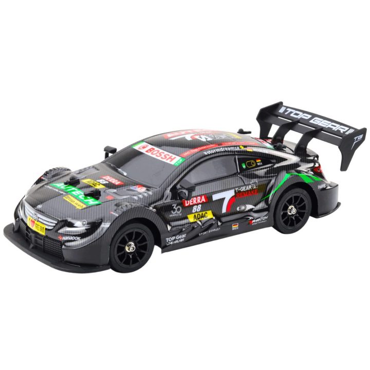 Juodas RC drift automobilis 1:16, 30 km/h