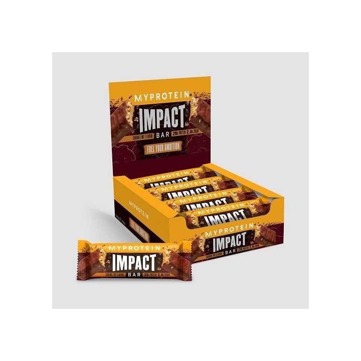 Baltyminis batonėlis MyProtein Impact 12 × 64 g