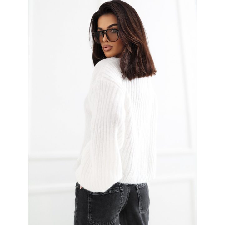 Ekru oversized megztinis