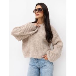 Ekru oversize megztinis