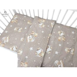 Pilkas medvilninės patalynės komplektas KIECZMERSKI MIMINU DESIGN Dobranocka