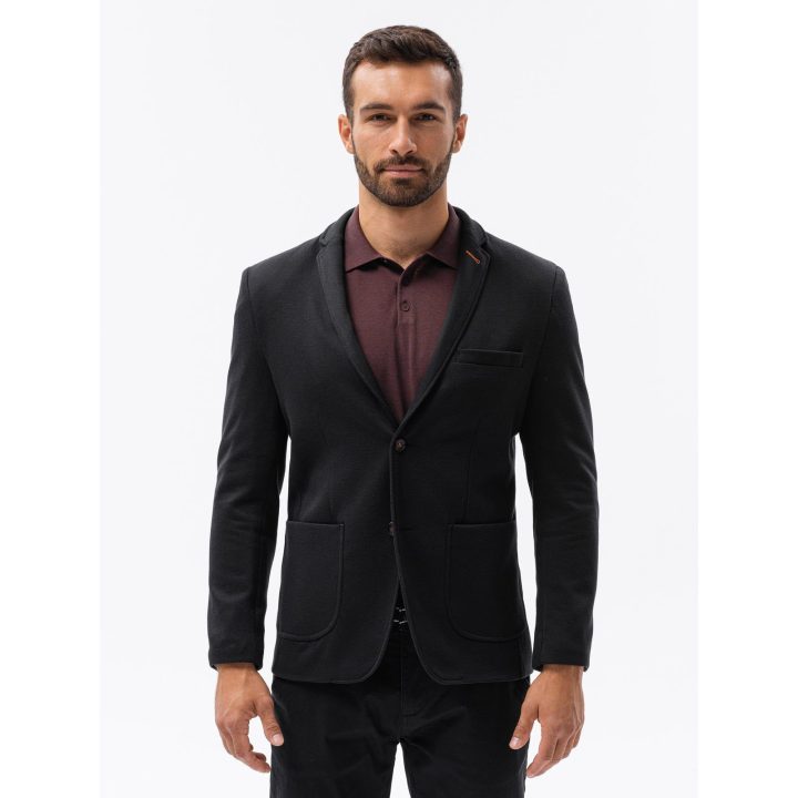 Vyriškas juodas elegantiškas švarkas