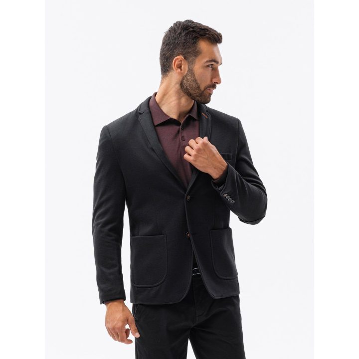 Vyriškas juodas elegantiškas švarkas
