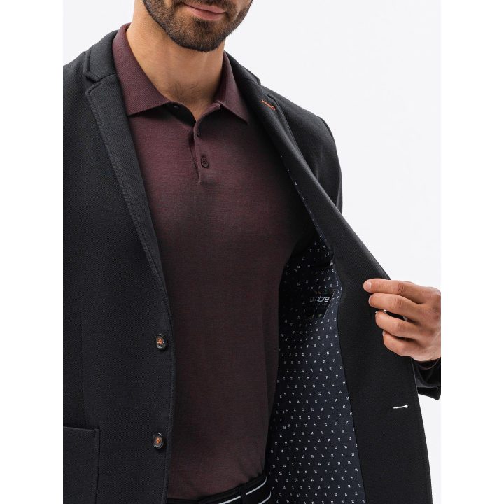 Vyriškas juodas elegantiškas švarkas