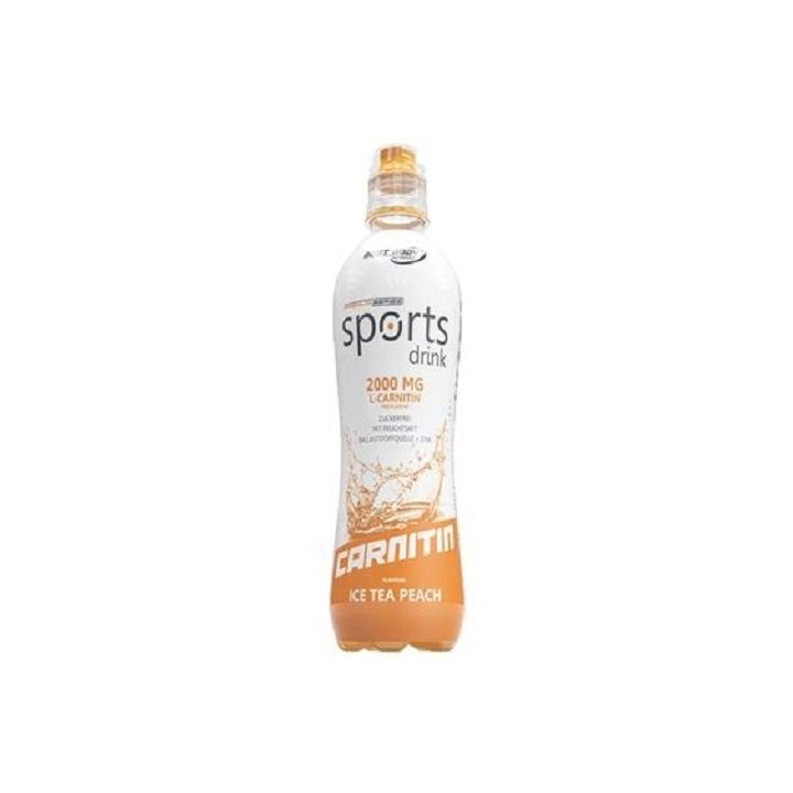 Sportinis gėrimas su L-karnitinu Best Body 12 × 500 ml, persikų ledinės arbatos skonio