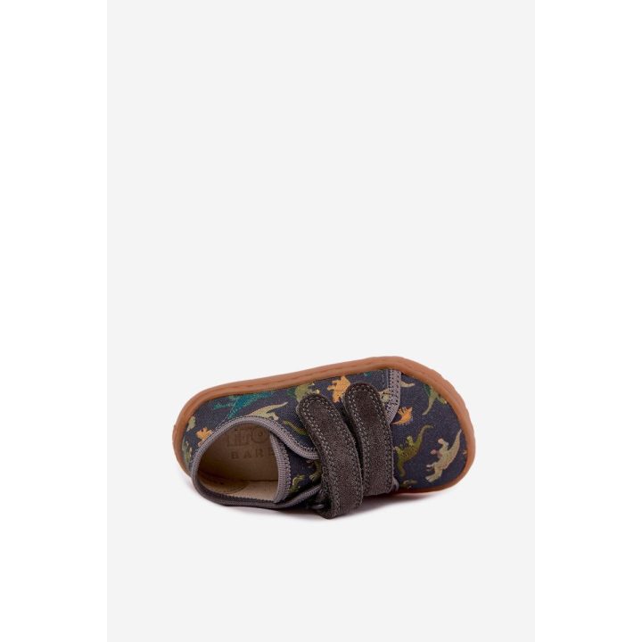 Vaikiškos barefoot šlepetės Froddo, pilkos