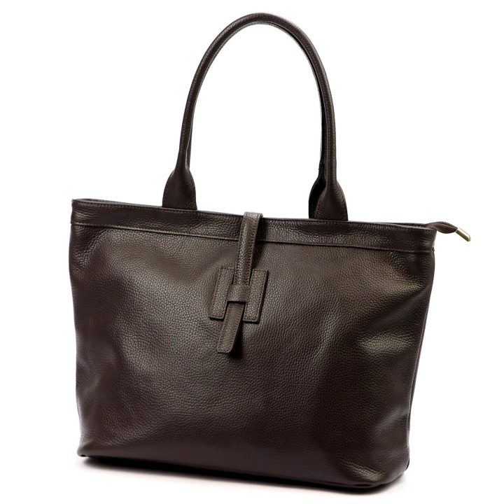 Natūralios odos rankinė per petį Luka