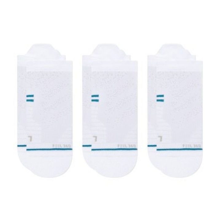 Stance Athletic Tab 3 Pack kojinės, baltos, M dydis