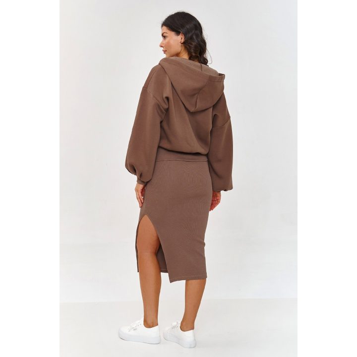 Komplektas moterims Makadamia, elegantiškas, ilgarankovis