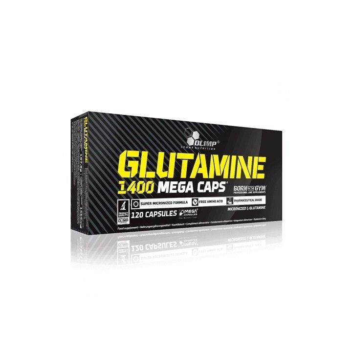 L-glutamino kapsulės Olimp L-Glutamine Mega Caps 120 kapsulių