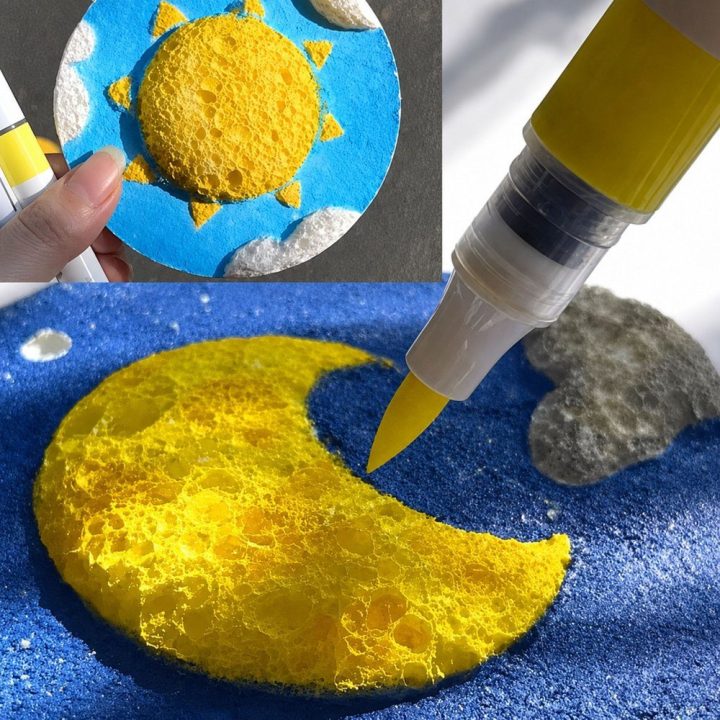 3D dažymo popieriaus diskai iš medienos celiuliozės, 20 vnt., 6 cm