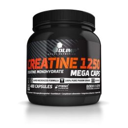 Kreatino monohidrato kapsulės Olimp Creatine Mega Caps 400 kapsulių