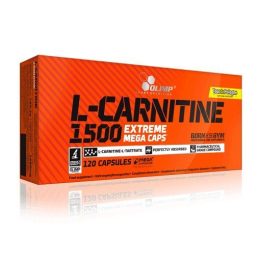L-karnitino kapsulės Olimp L-Carnitine 1500 Extreme Mega Caps 120 kapsulių