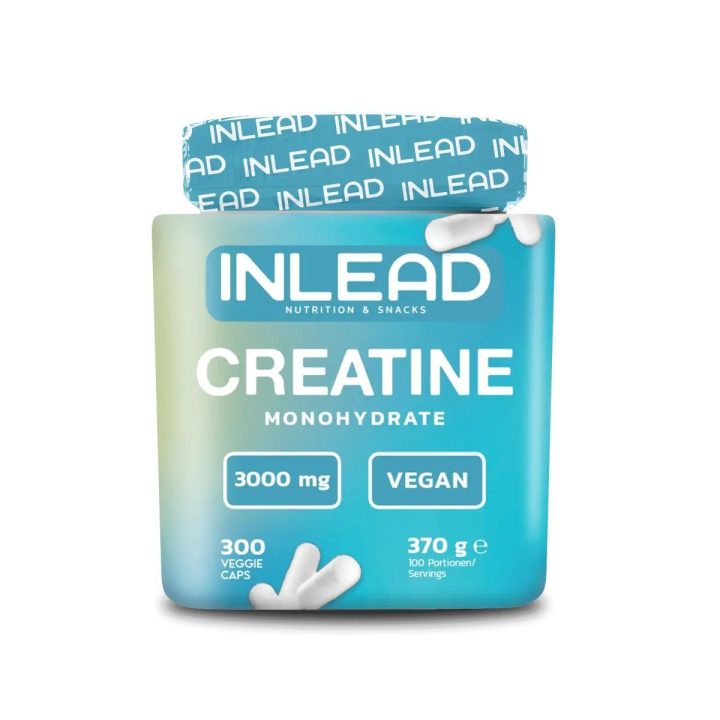 Kreatino monohidrato kapsulės INLEAD 300 kapsulių