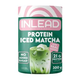 Baltymų milteliai INLEAD Iced Matcha 300 g, matcha skonio
